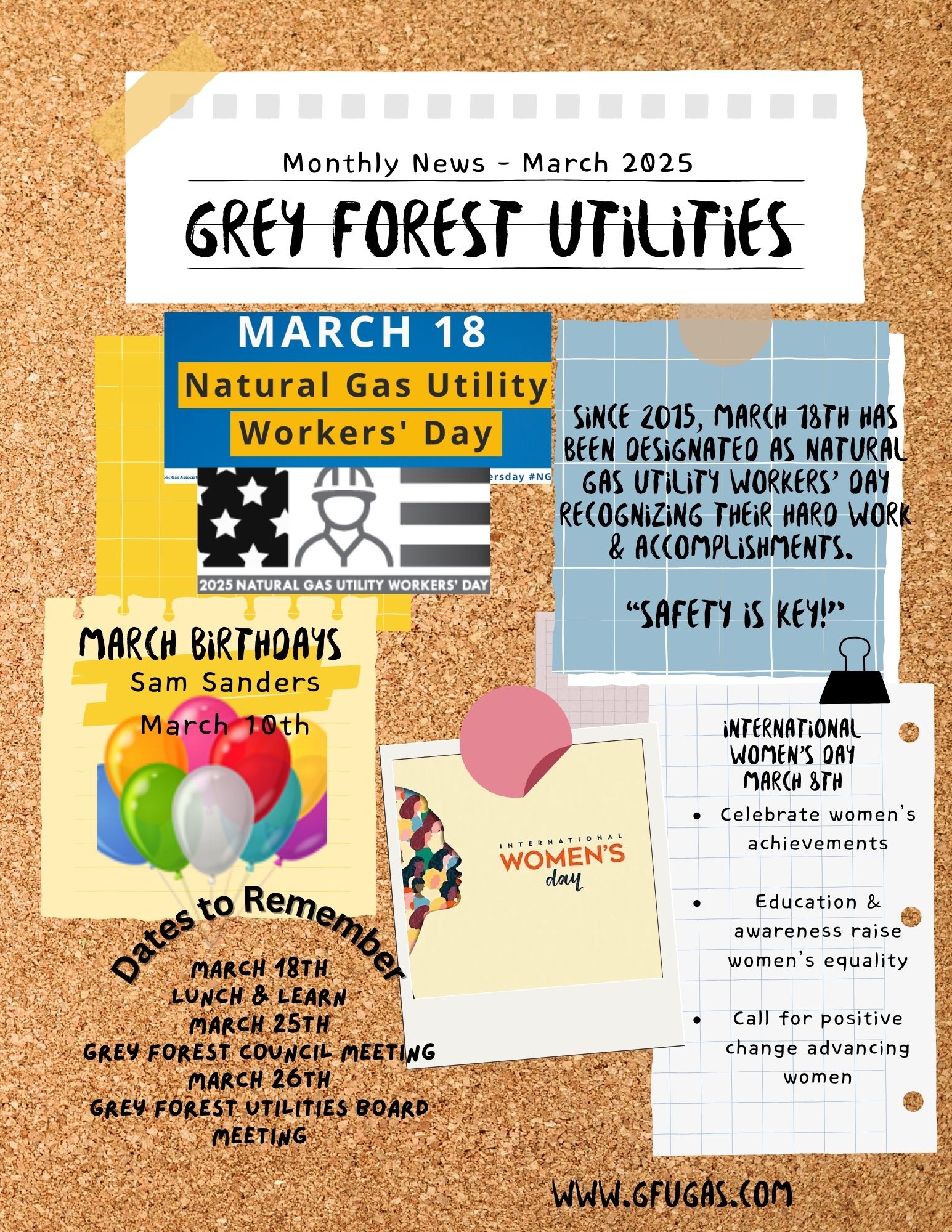 March Newslettter Grey Forest March Newslettter